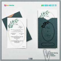 Kapalı Yeşil Zarf Baskılı Model – 1100